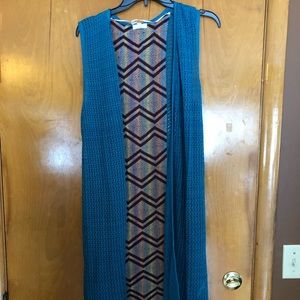 Turquoise Cardigan Charming Charlie